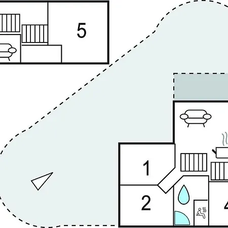 度假居 Gorgeous Home In Romo With Sauna
